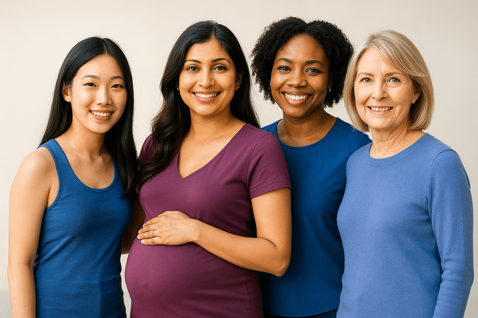 Diverse women of all ages and backgrounds