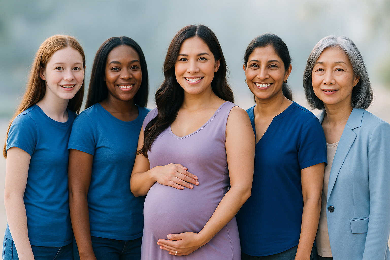 Diverse women of all ages and backgrounds