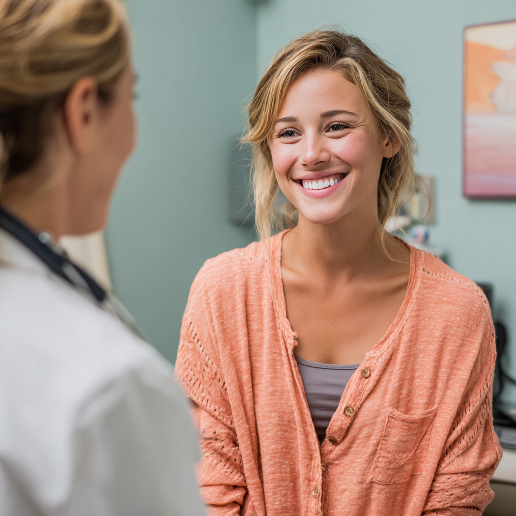 Doctor and patient consultation showing diverse healthcare professionals